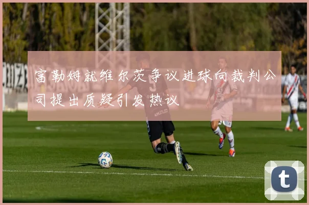 富勒姆就维尔茨争议进球向裁判公司提出质疑引发热议